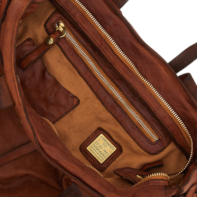 SABRINA - SHOPPING BAG COWHIDE LEATHER