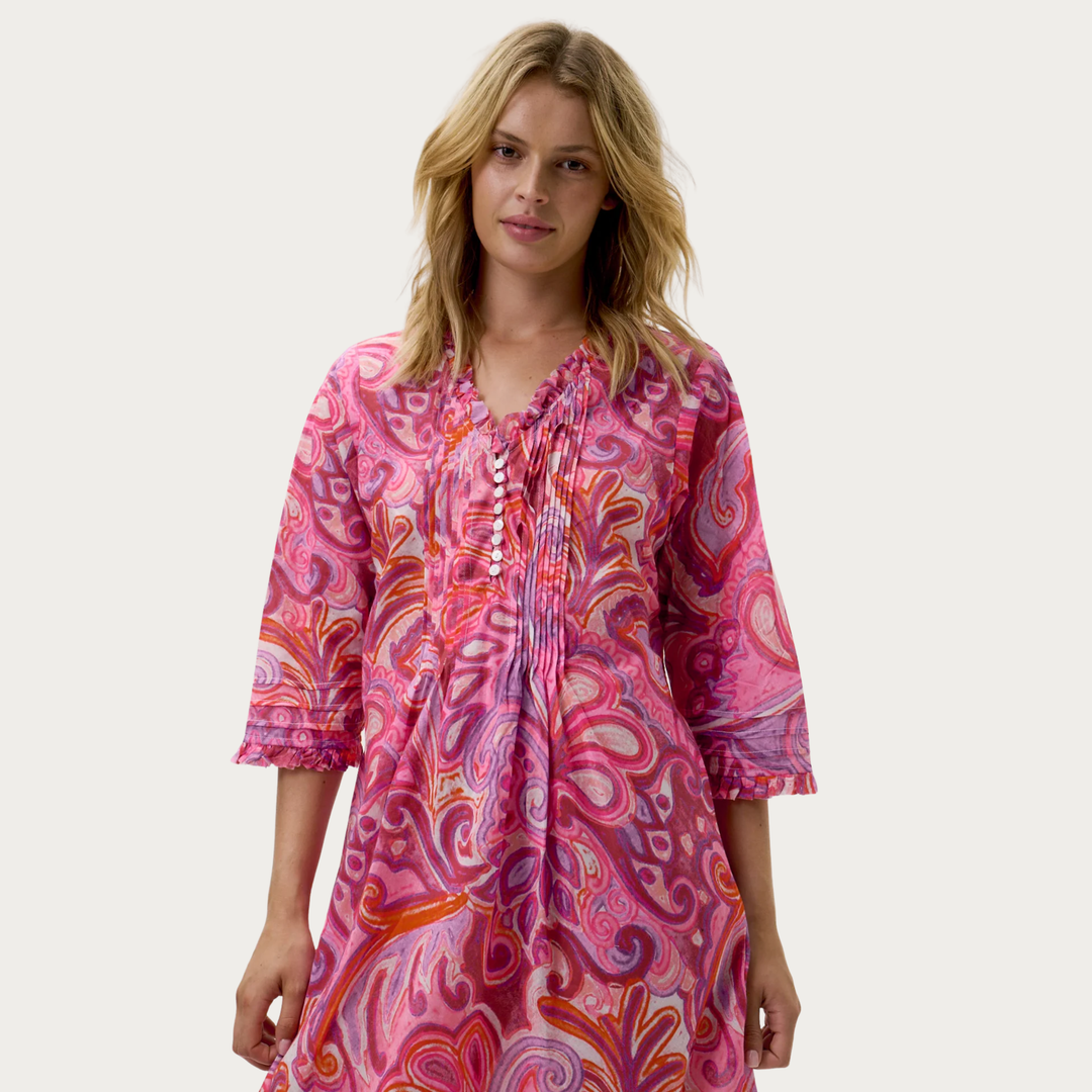 Long Poppy Merida Pink Swirl