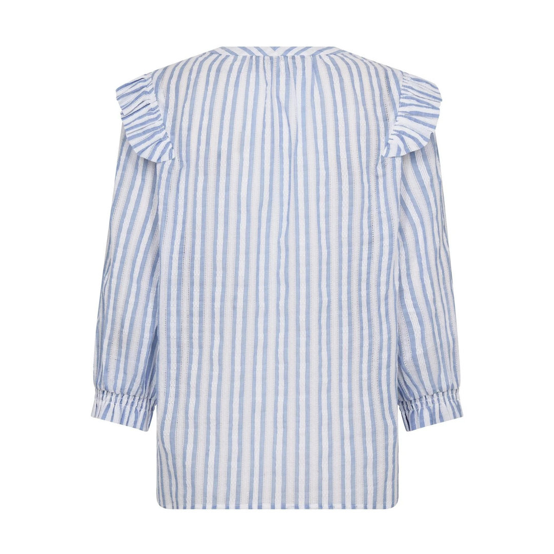 MMDebby Stripe Shirt Brunnera Blue