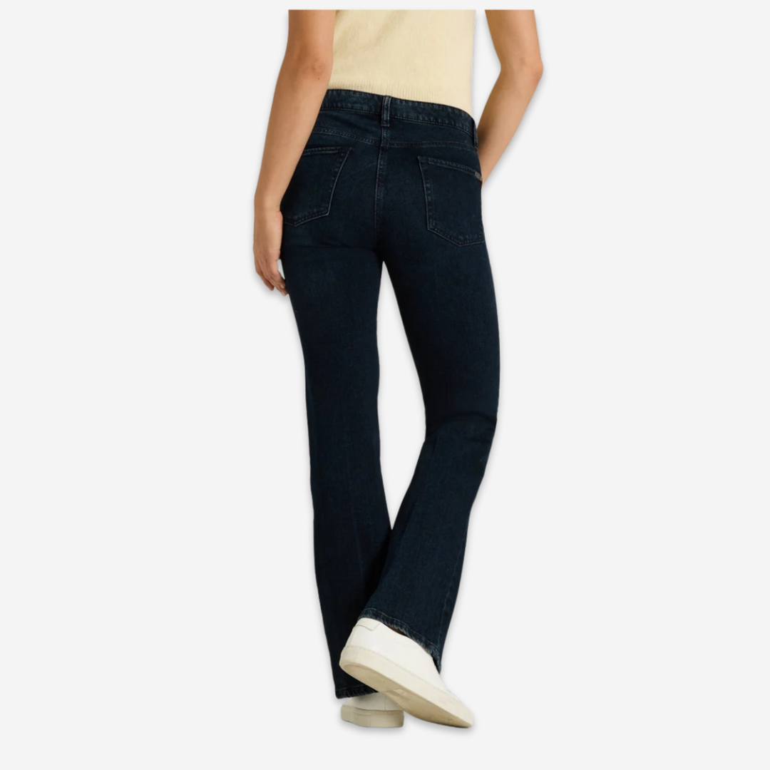 Paris Flared Sporty Blue-Black Comfort Stretch