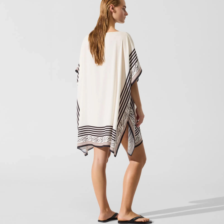 SCARF PRINT BEACH TUNIC
