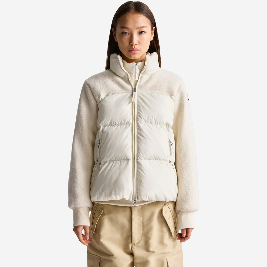 SABOGA Hybrid Jacket Warm Ivory