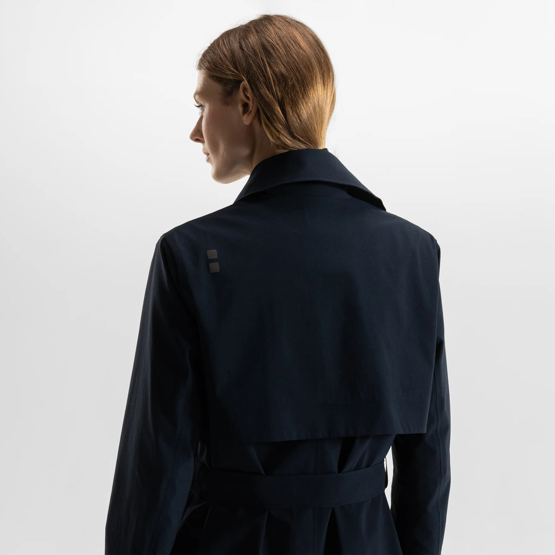 Skylar Trench Coat Navy