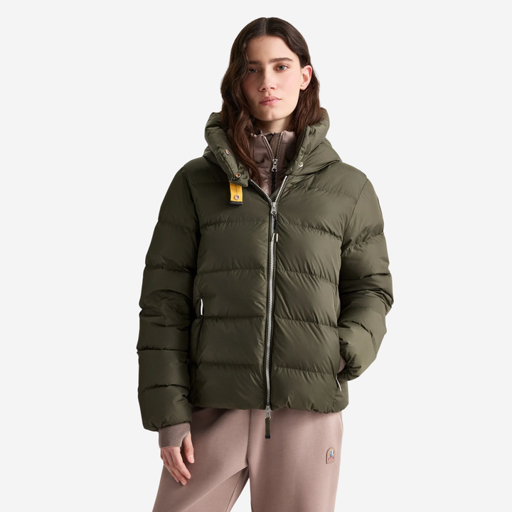 JINNY Short Down Jacket Taggia Olive