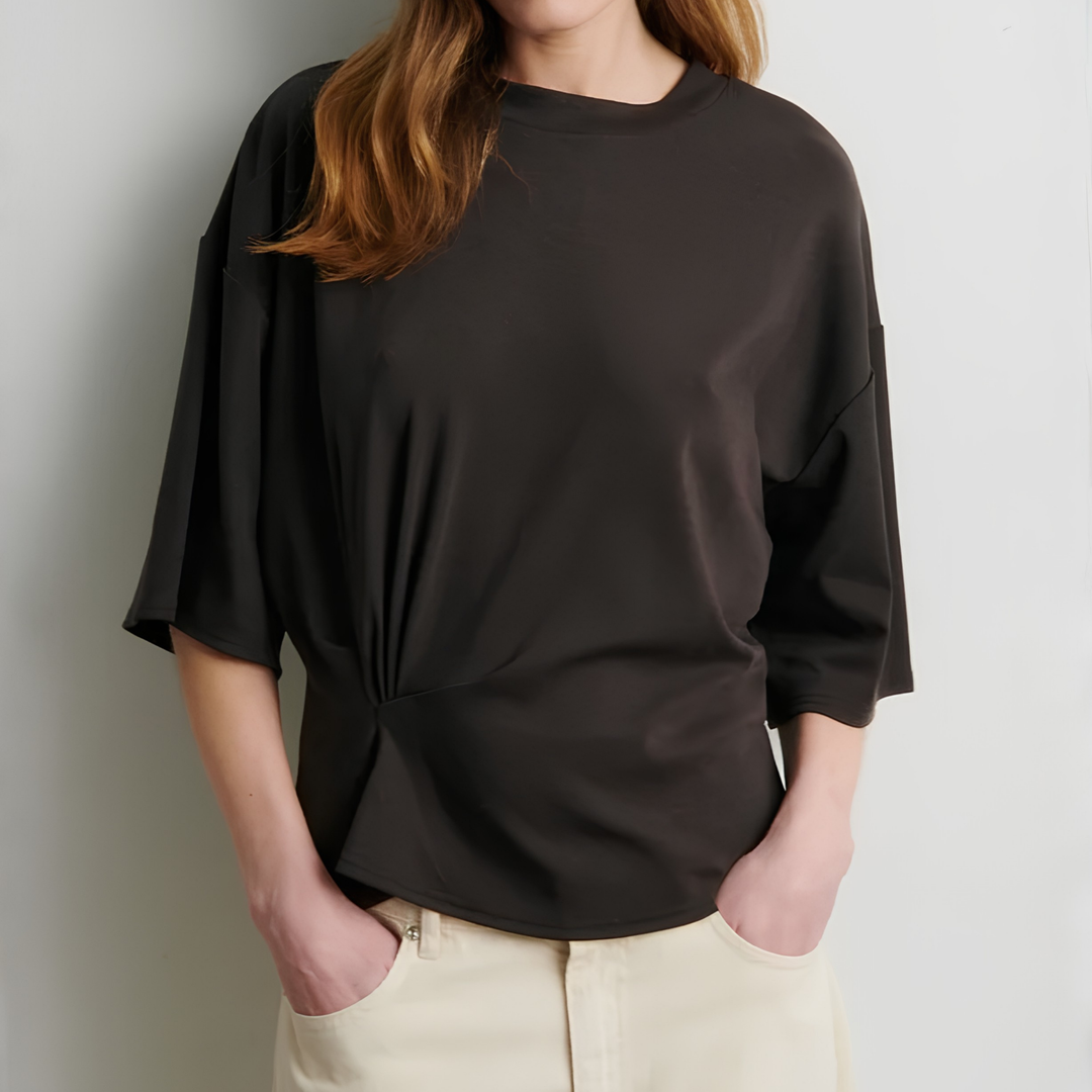 Missouri Tee Dark Brown Melange