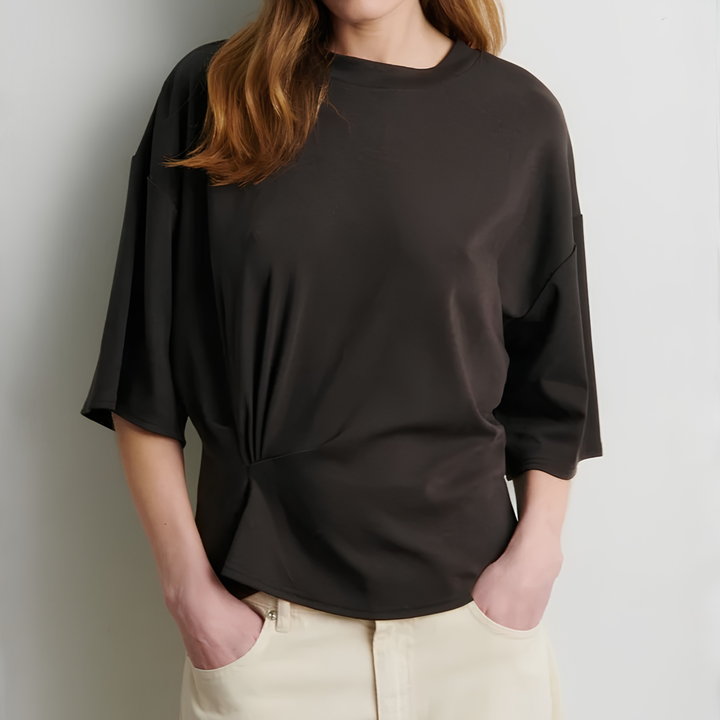Missouri Tee Dark Brown Melange