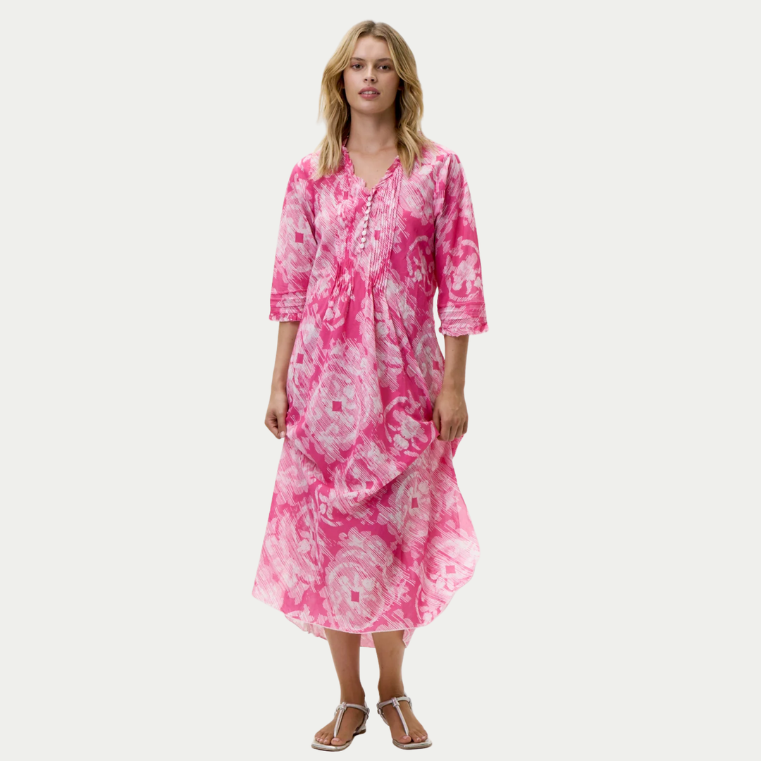 Long Poppy Praiano Pink Ikat