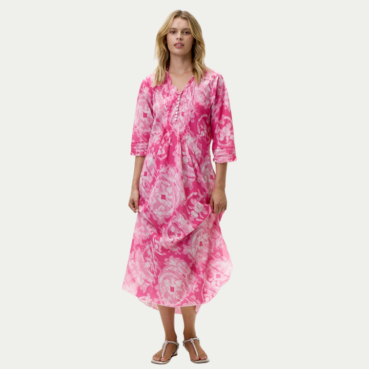 Long Poppy Praiano Pink Ikat