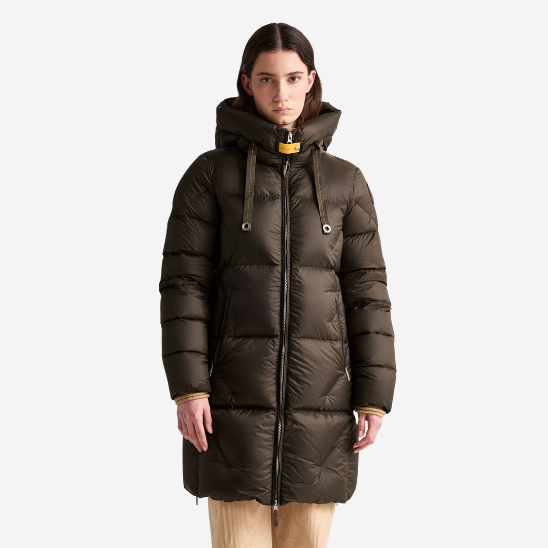 JANET Hooded Down Jacket Antique Bronze
