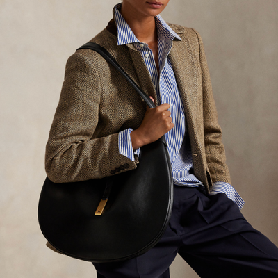 POLO ID CALFSKIN LARGE SHOULDER BAG