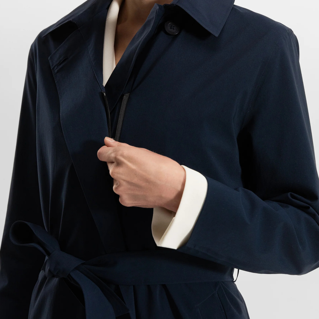 Skylar Trench Coat Navy