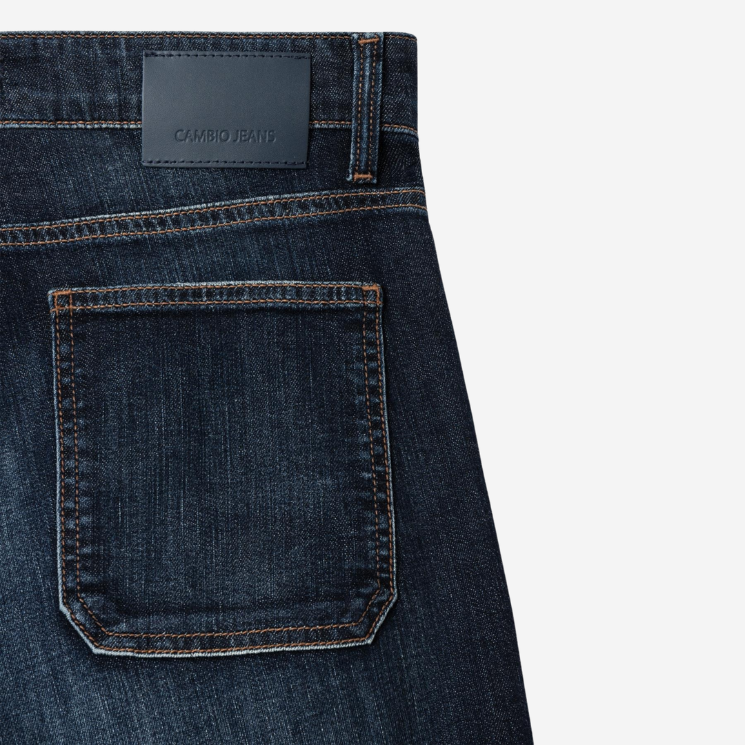 Ada Patched Pocket Dark Blue Denim