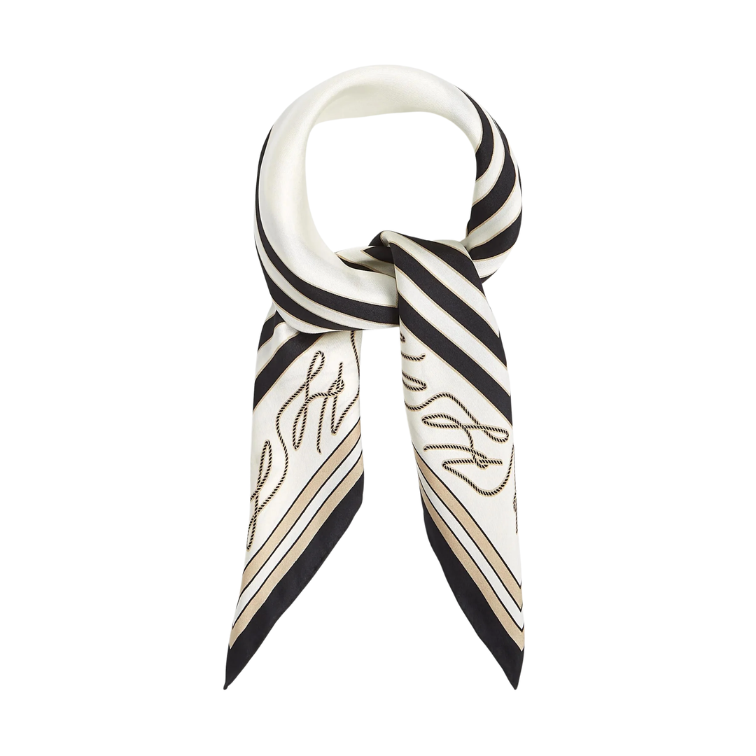 K/AUTOGRAPH SILK SCARF