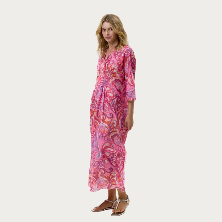 Long Poppy Merida Pink Swirl