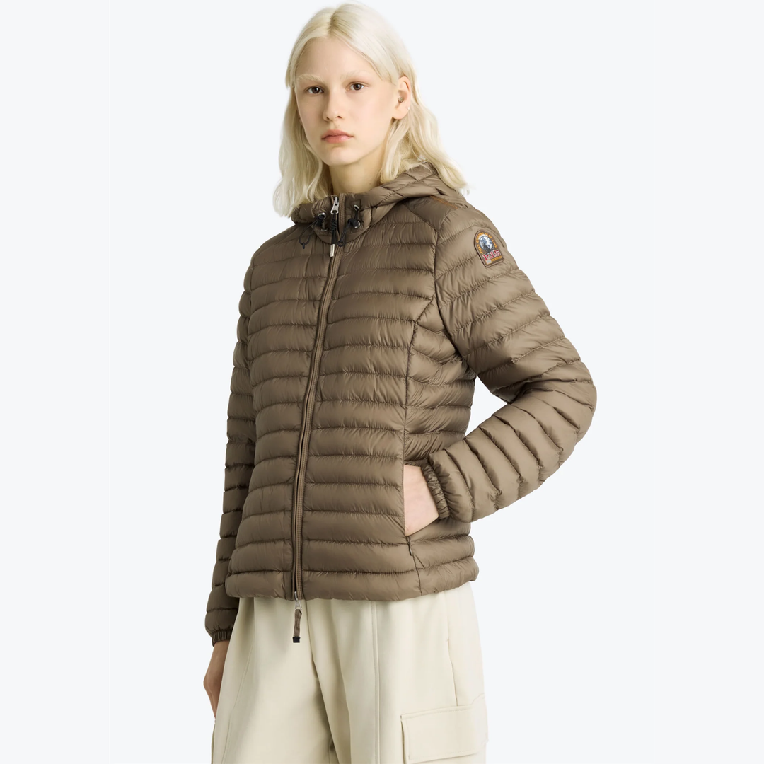 GENIE Lightweight Down Jacket Olive Brown