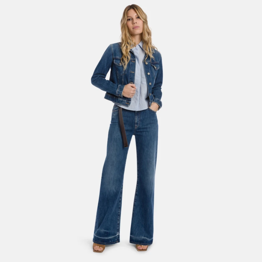 Giubbino Slim Fit Denim Jacket