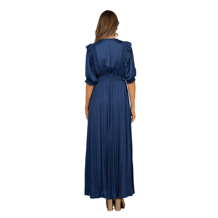 LOVISA Solid Long Dress Indigo