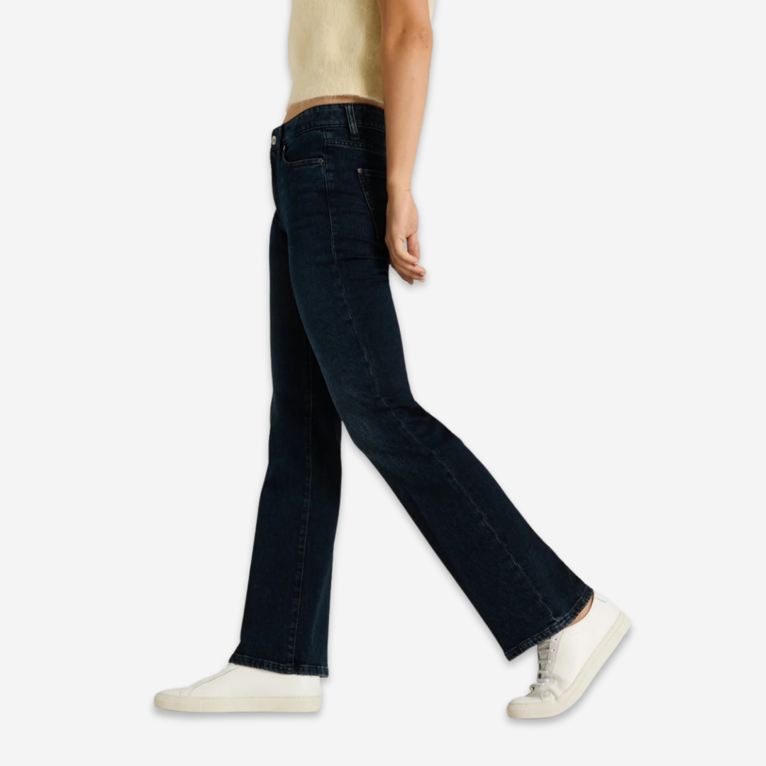 Paris Flared Sporty Blue-Black Comfort Stretch