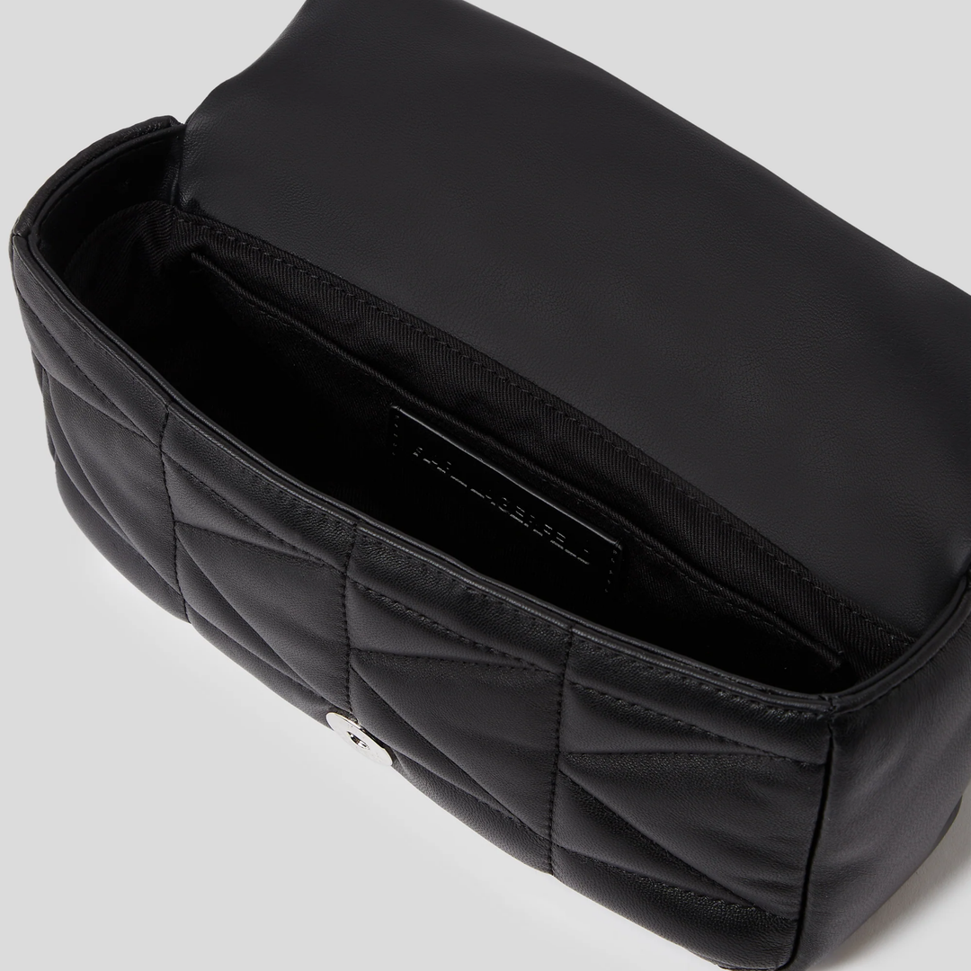 K/KUILT SMALL CROSSBODY BAG BLACK-NICKEL