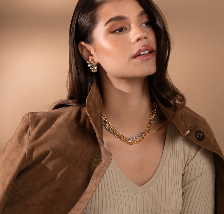 HAVANNA EARRINGS GOLD	SILVERSHADE COMBO