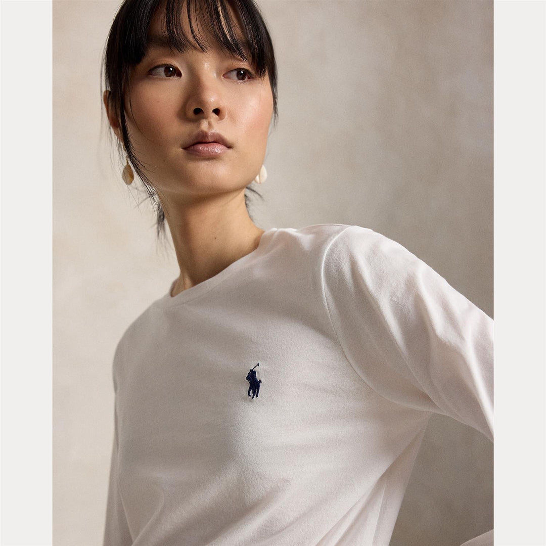 LONG-SLEEVE JERSEY CREWNECK TEE