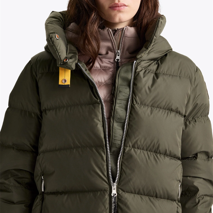 JINNY Short Down Jacket Taggia Olive