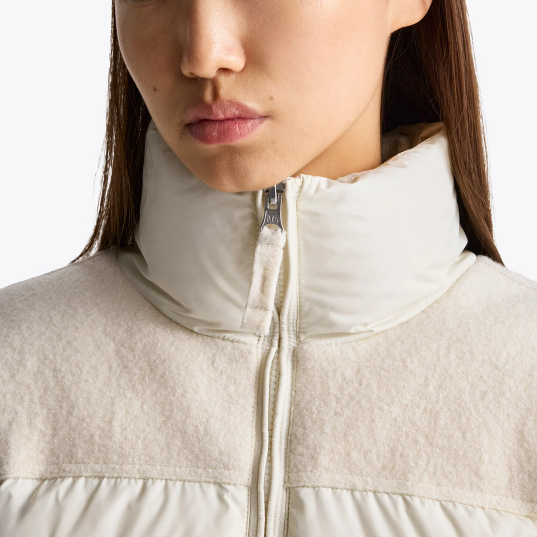 SABOGA Hybrid Jacket Warm Ivory
