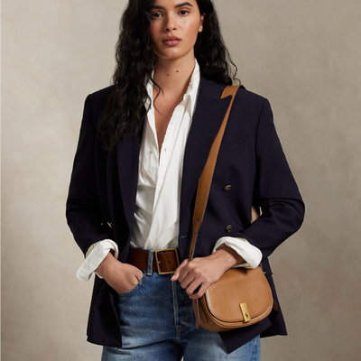 POLO ID LEATHER SADDLE BAG