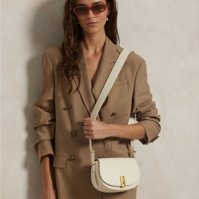 POLO ID LEATHER SADDLE BAG