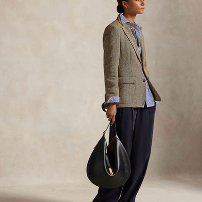 POLO ID CALFSKIN LARGE SHOULDER BAG