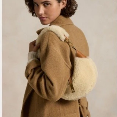POLO ID SHEARLING MINI SHOULDER BAG