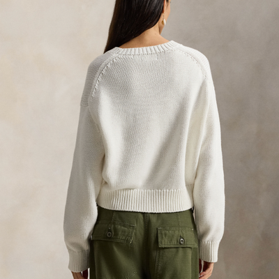 BIG PONY BOMULLSGENSER MED RUND HALS