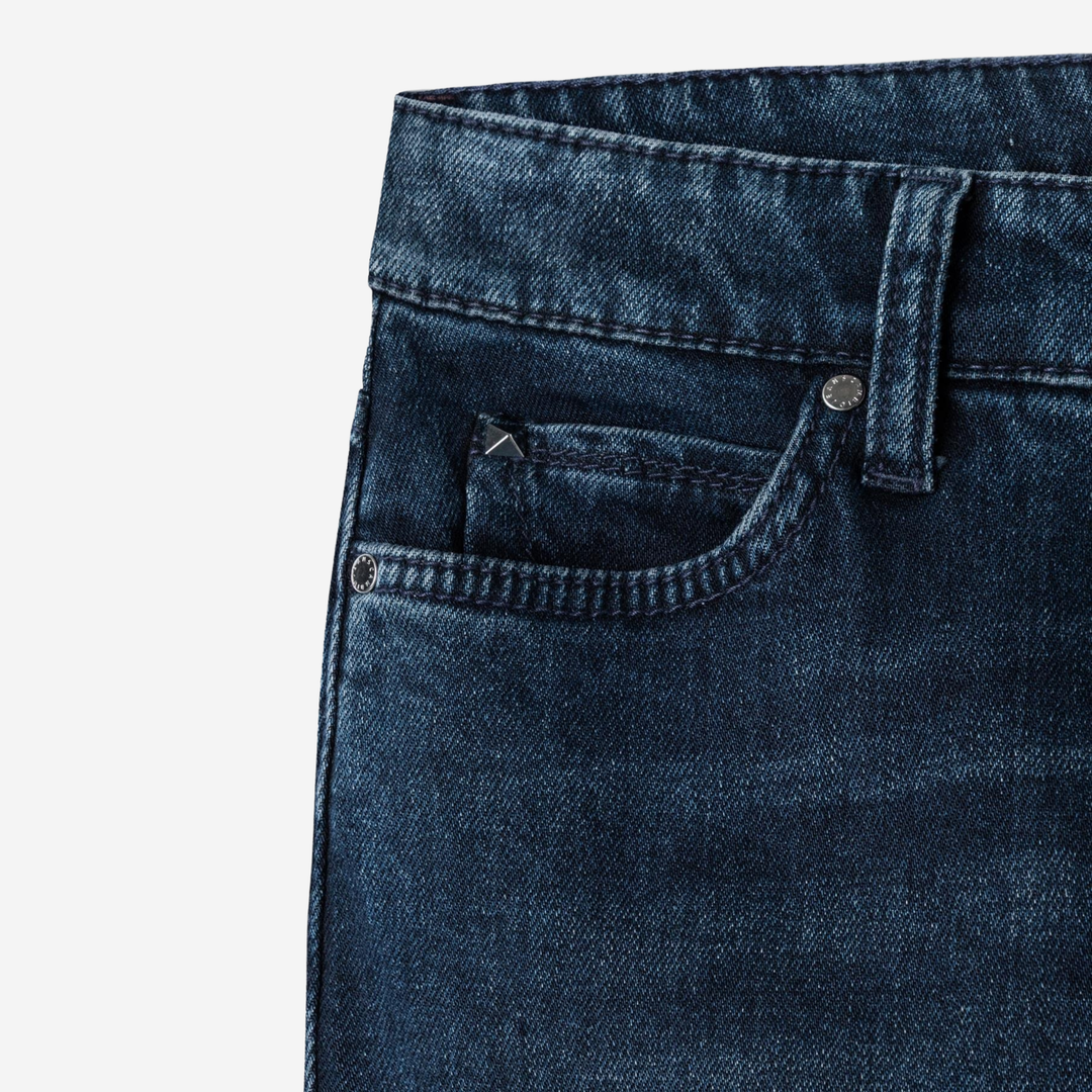 Paris Flared Sporty Blue-Black Comfort Stretch