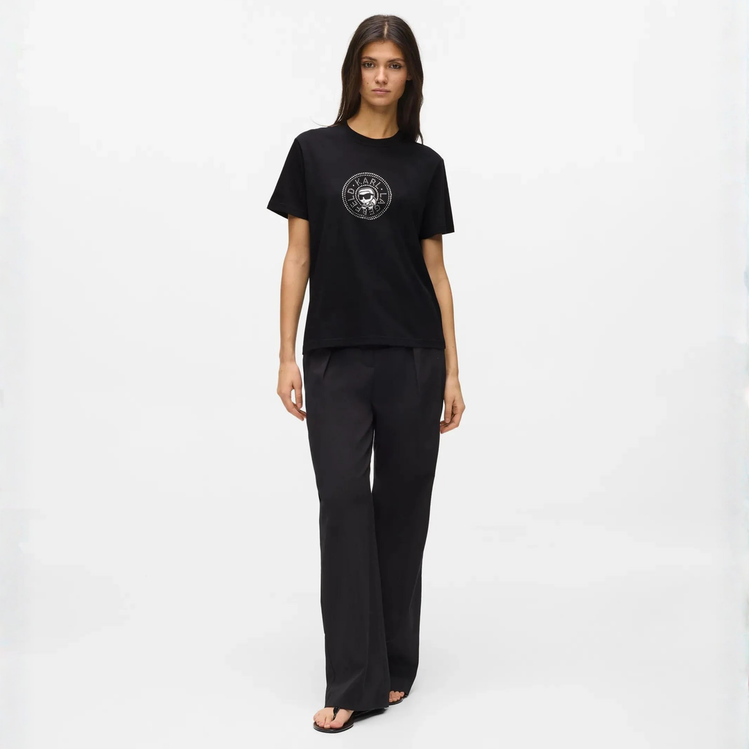 IKON CIRCLE LOGO T-SHIRT BLACK