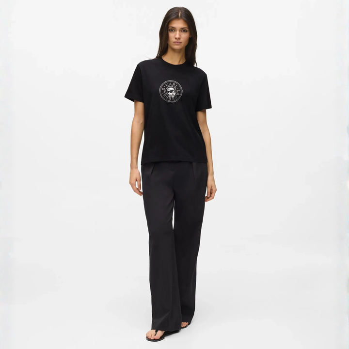 IKON CIRCLE LOGO T-SHIRT BLACK