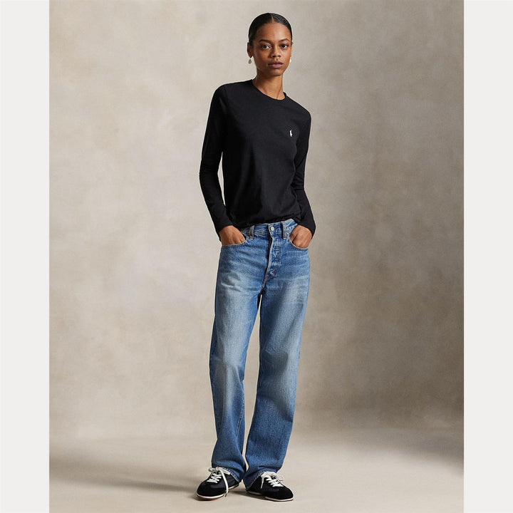 LONG-SLEEVE JERSEY CREWNECK TEE