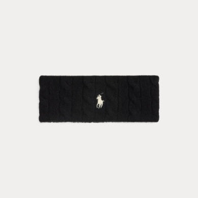 CABLE-KNIT WOOL-CASHMERE HEADBAND