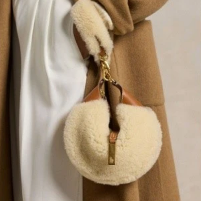 POLO ID SHEARLING MINI SHOULDER BAG