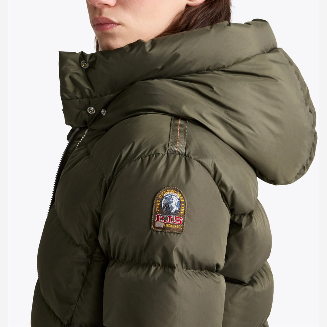 JINNY Short Down Jacket Taggia Olive