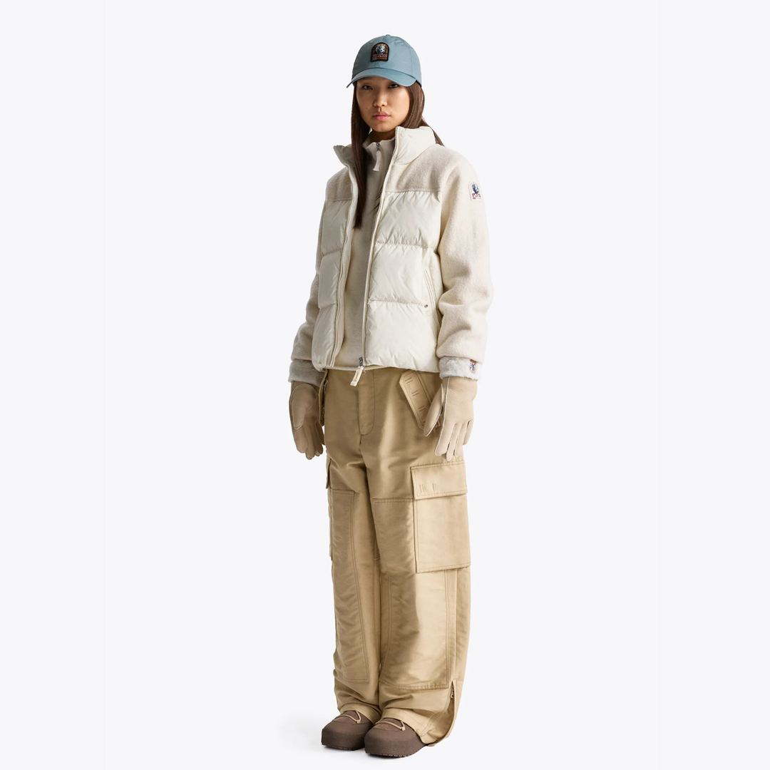 SABOGA Hybrid Jacket Warm Ivory
