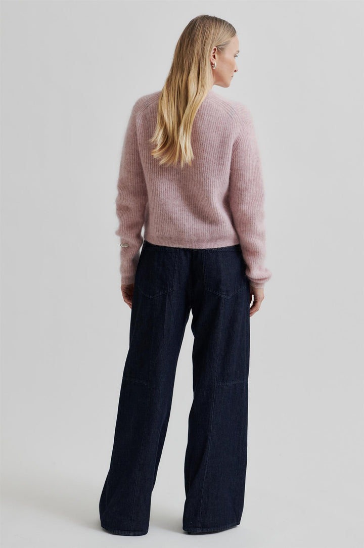 Andrea Knit Rib LS Cardigan