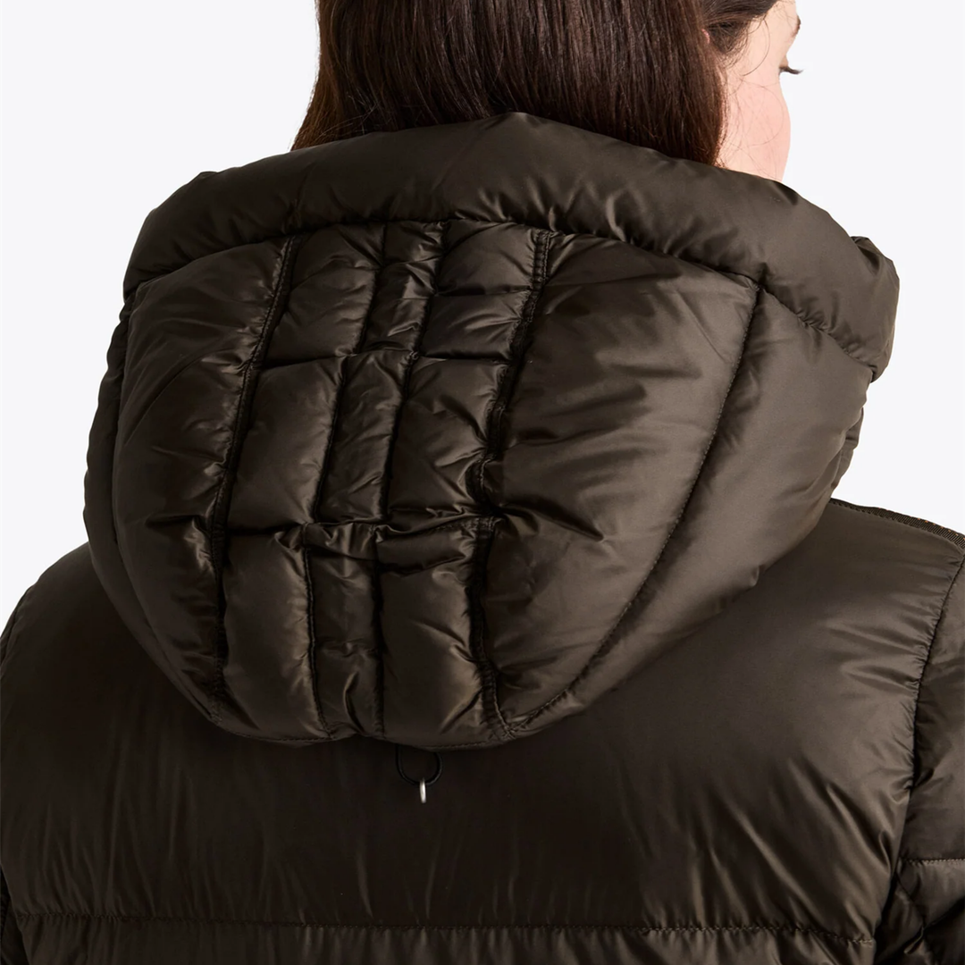 JANET Hooded Down Jacket Antique Bronze