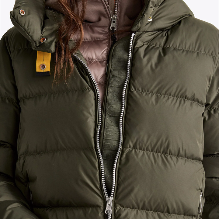 JINNY Short Down Jacket Taggia Olive