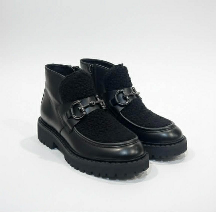 1-VITELLO NERO  2-SHIRLING NERO, GUNME