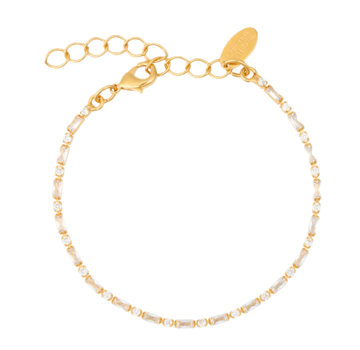 EVELYNE BRACELET GOLD	CRYSTAL