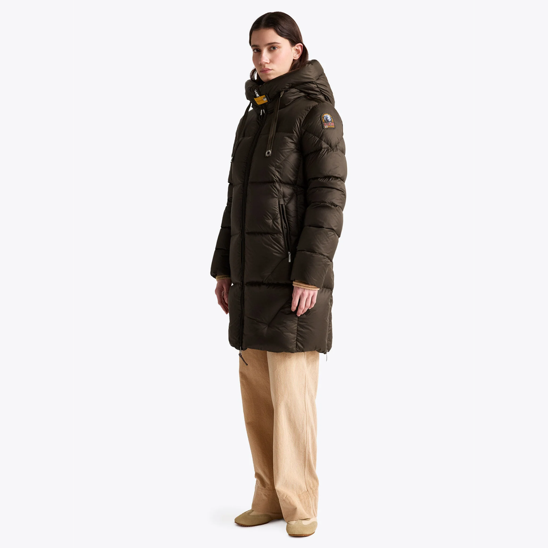 JANET Hooded Down Jacket Antique Bronze