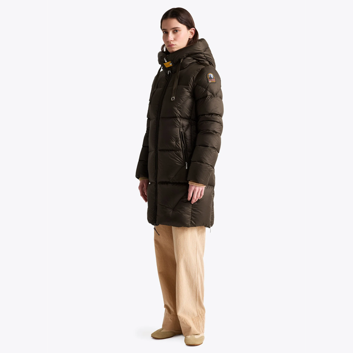 JANET Hooded Down Jacket Antique Bronze