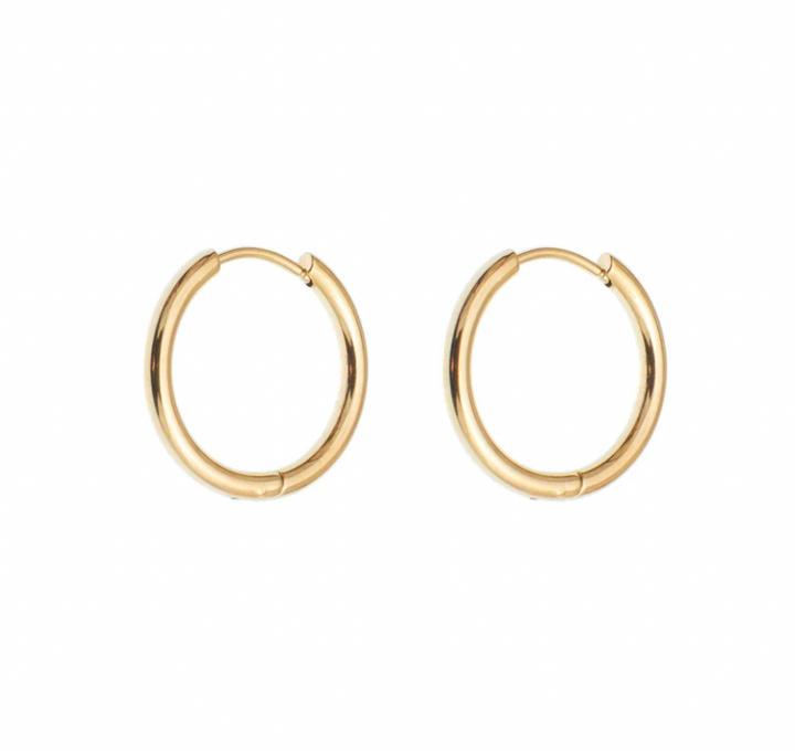 Mini Hoop Round Gold