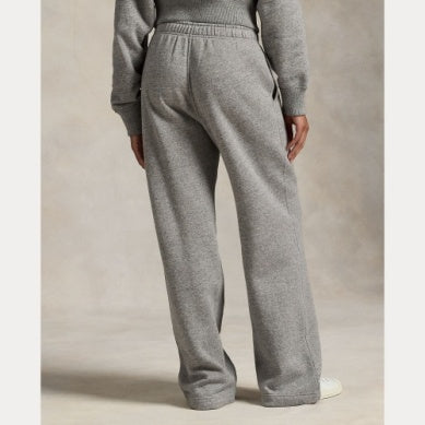 DRAWSTRING FLEECE WIDE-LEG SWEATPANT