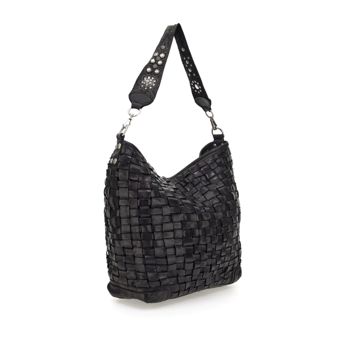 BETH - Shoulder Bag with Studded Shoulder Strap